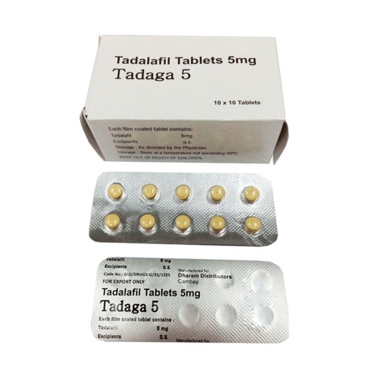 Tadaga 5mg I Order Tadalafil 5mg for Erectile Dysfunction