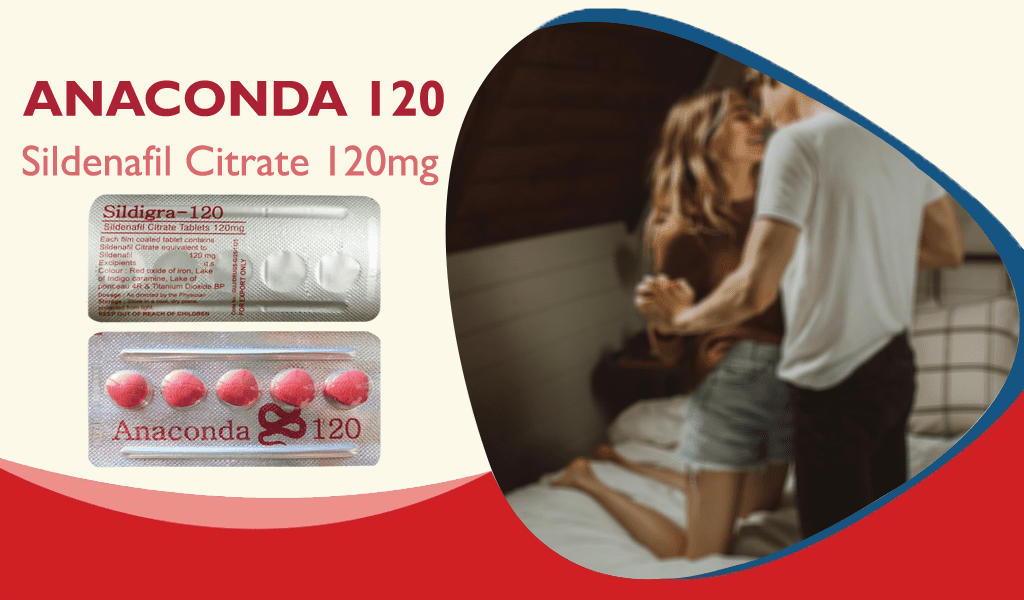 anaconda 120mg ( Sildenafil 120mg )