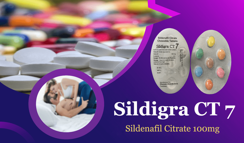 Sildigra CT 7 ( Sildenafil Citrate 100mg )