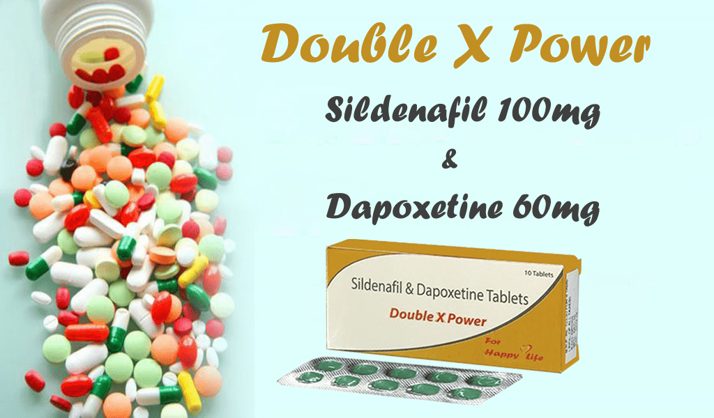 Double X Power ( Sildenafil 100mg and Dapoxetine 60mg )