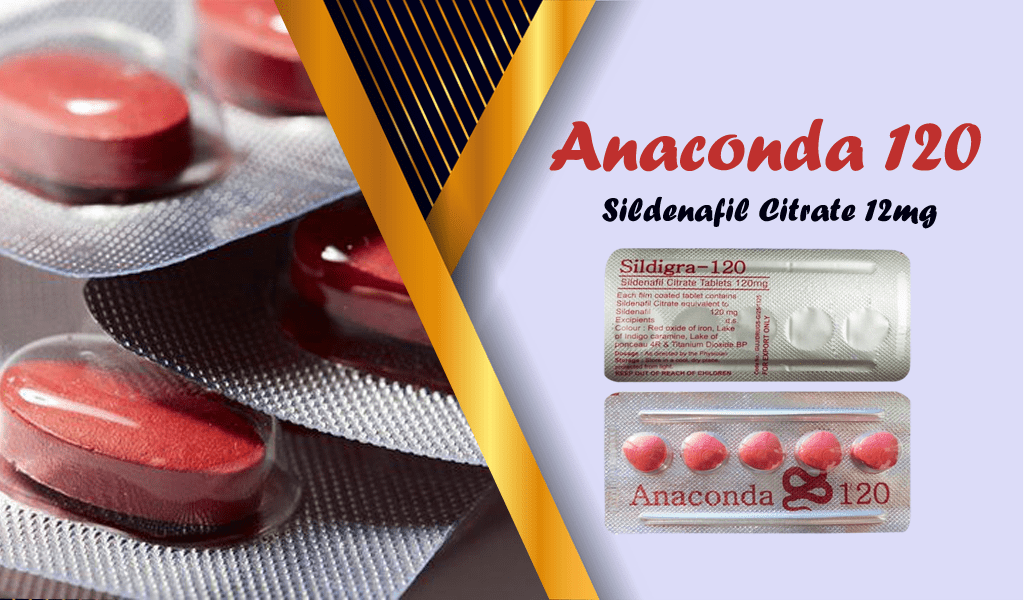 anaconda 120mg ( Sildenafil citrate 120mg )